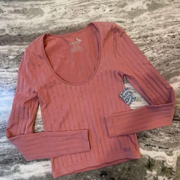 NWT Free People Lucky You Layering Top Copper Size XS/S - Picture 2 of 7